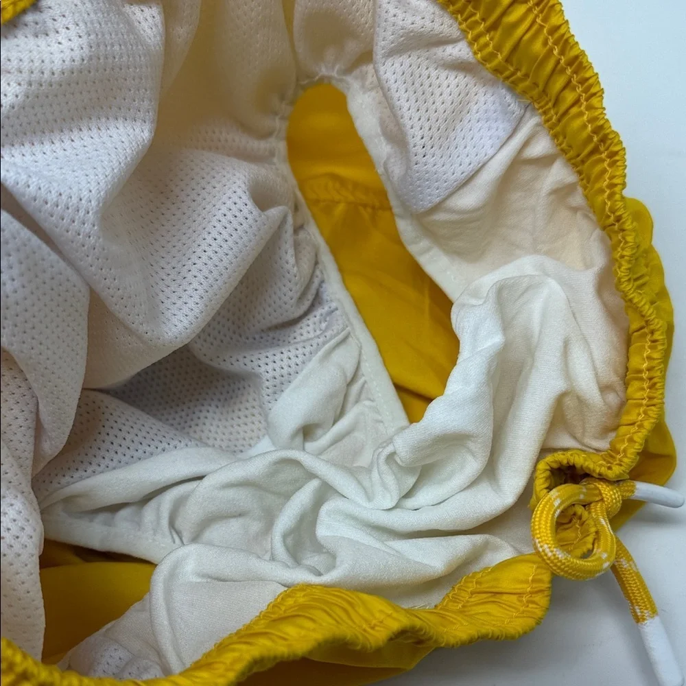 Zara Kid’s  Yellow Swim Shorts with drawstring size 11-12